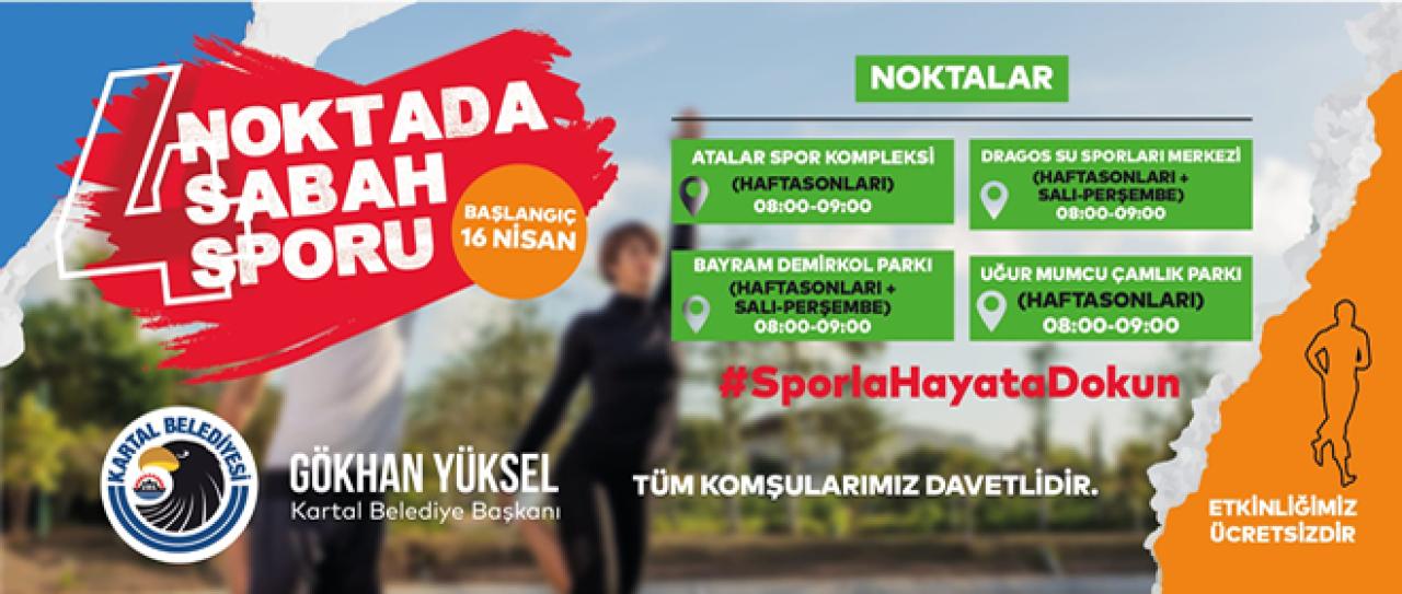 Kartal Belediyesi’nin Sağlıklı Yaşam Bilinçli Spor Etkinlikleri Başlıyor