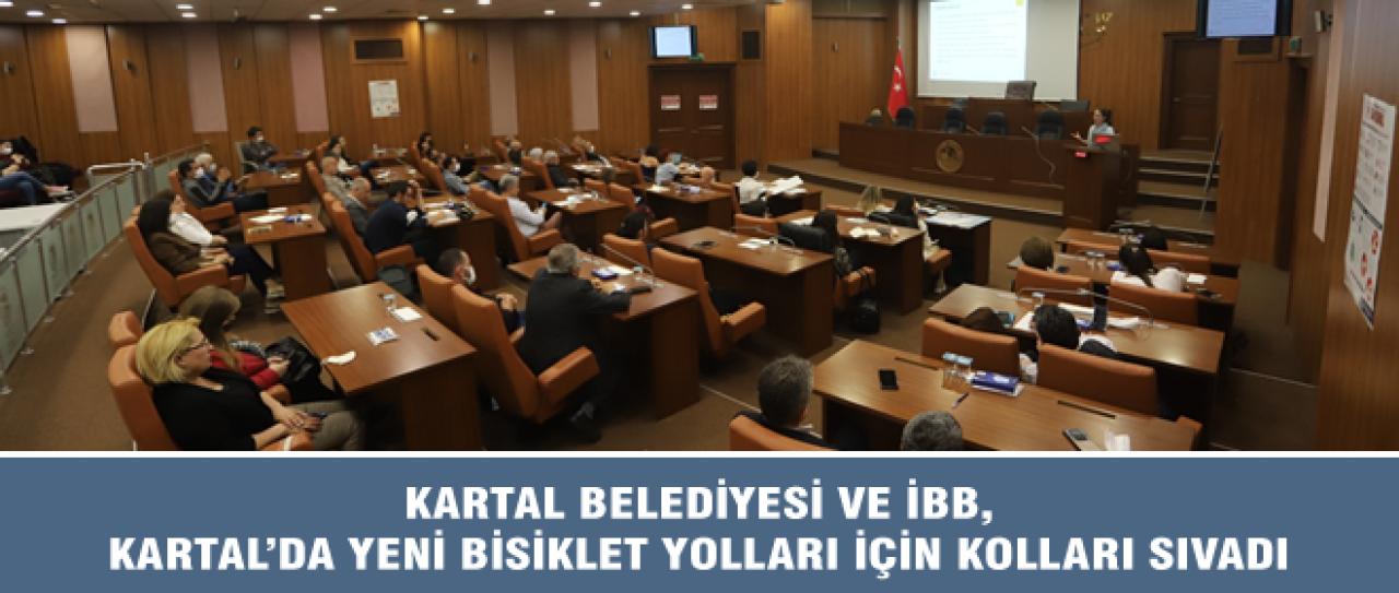 KARTAL BELEDİYESİ VE İBB, KARTAL’DA YENİ BİSİKLET YOLLARI İÇİN KOLLARI SIVADI