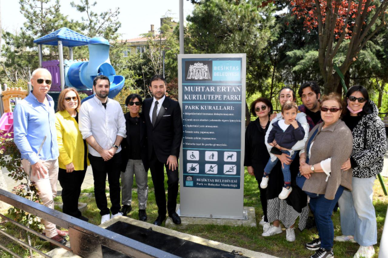 Ertan Kurtlutepe’nin Adı Beşiktaş’taki Parkta Yaşayacak...