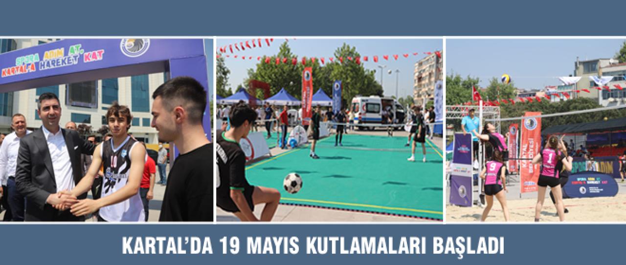 KARTAL’DA 19 MAYIS KUTLAMALARI BAŞLADI