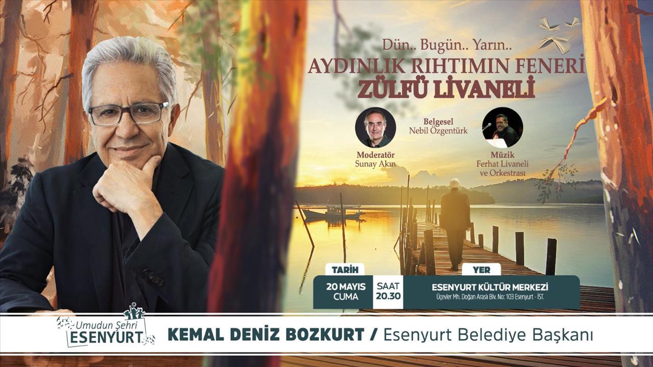 Esenyurt’ta 19 Mayıs, Zülfü Livaneli Ve Haluk Levent’le Kutlanacak