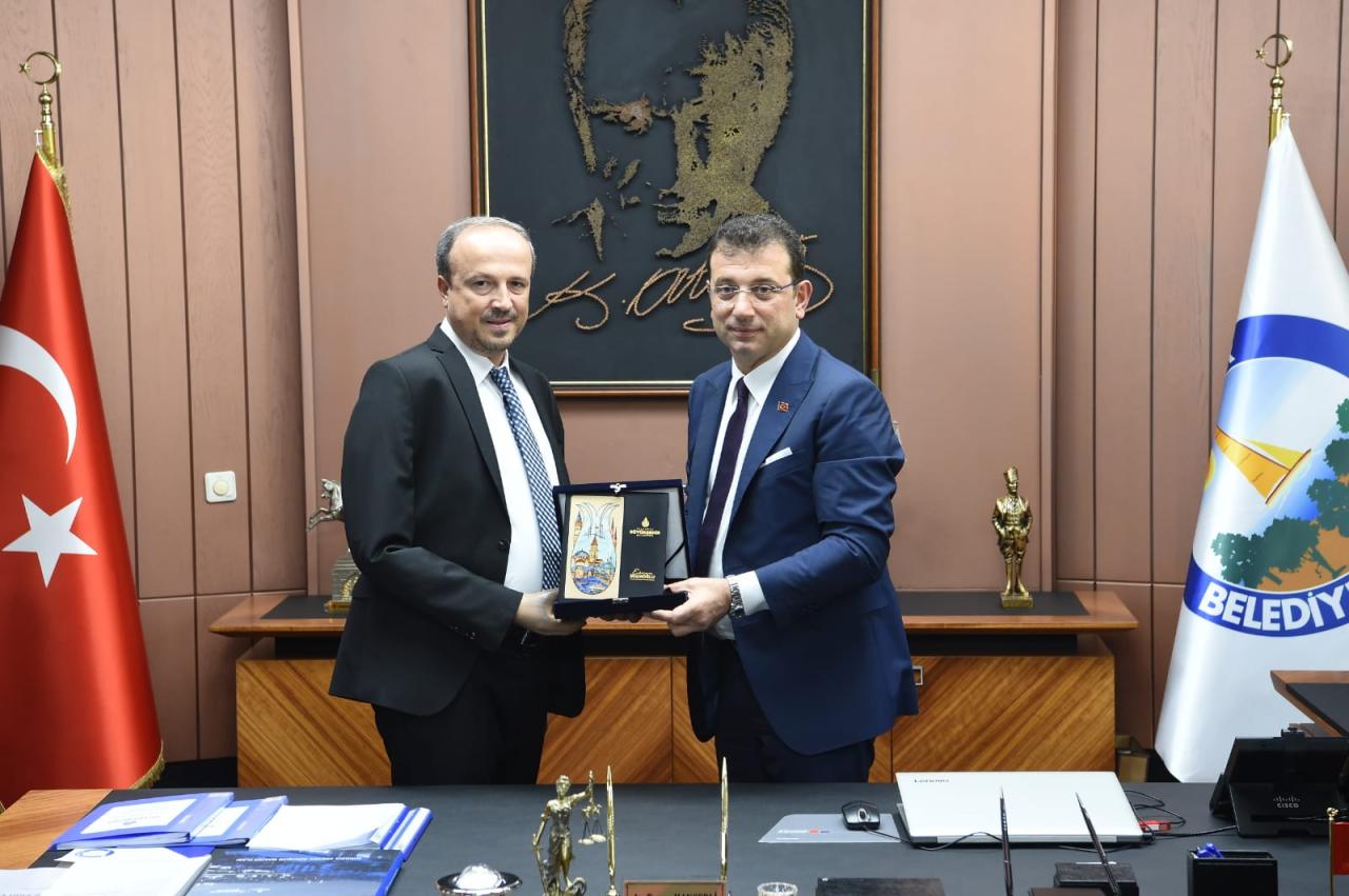 İBB BAŞKANI İMAMOĞLU HANÇERLİ’Yİ ZİYARET ETTİ