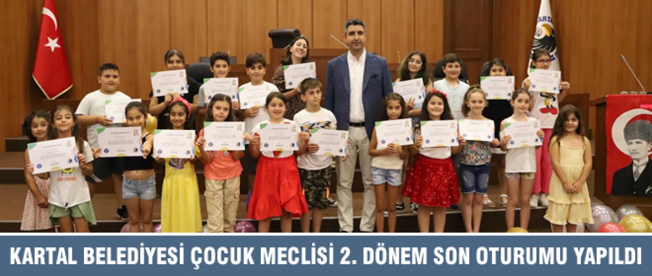 KARTAL BELEDİYESİ ÇOCUK MECLİSİ 2. DÖNEM SON OTURUMU YAPILDI