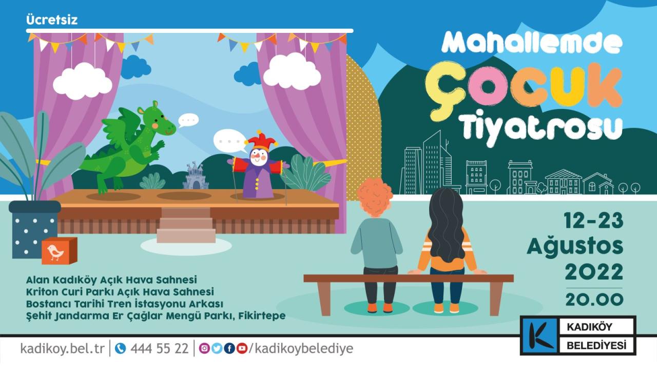 “Mahallemde Çocuk Tiyatrosu” Başlıyor