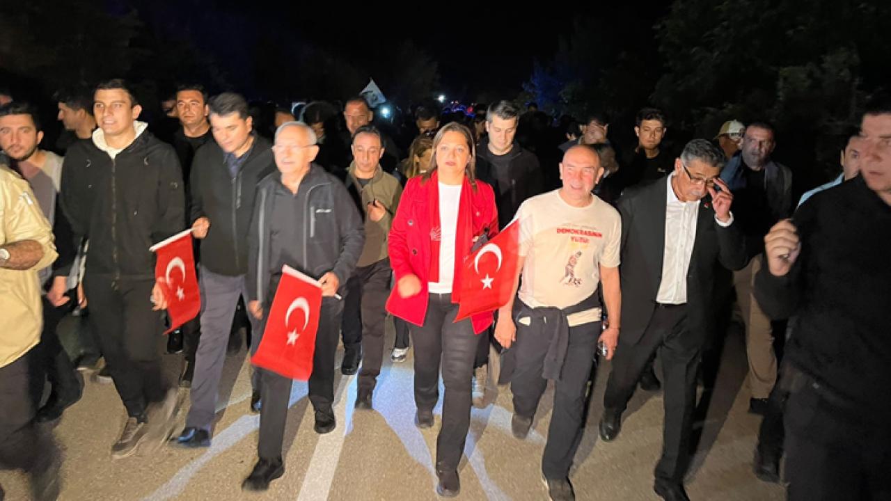 CHP Lideri Kılıçdaroğlu tarihi yürüyüşe katılıyor