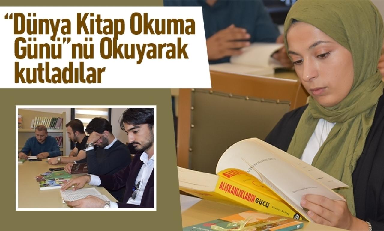 “Dünya Okuma Yazma Günü”nü okuyarak kutladılar