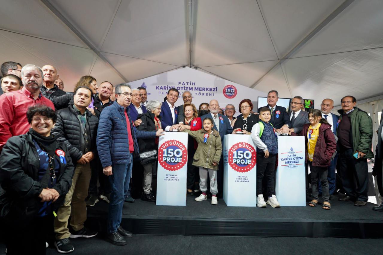 FATİH KARİYE OTİZM MERKEZİ’NİN TEMELİ ATILDI
