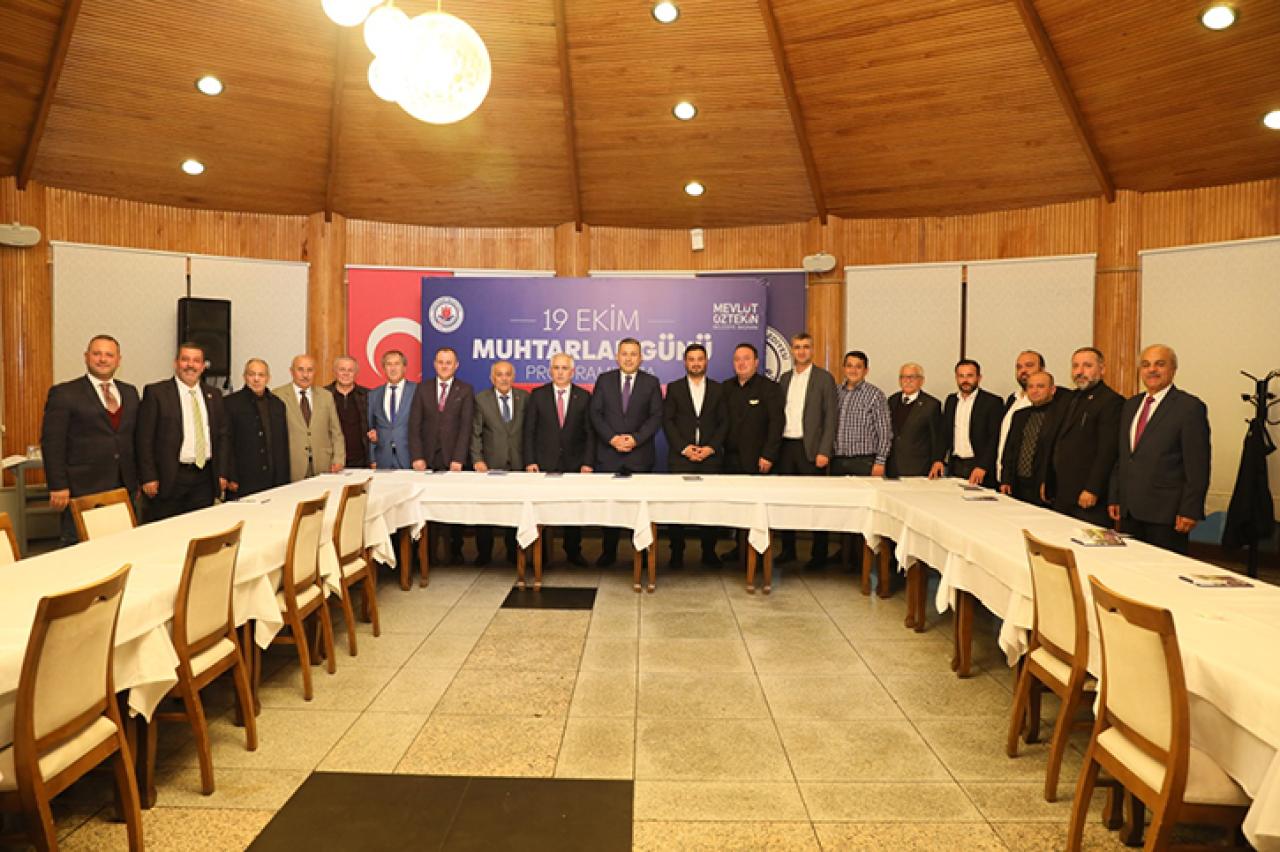 BAŞKAN ÖZTEKİN MUHTARLARLA BİR ARAYA GELDİ