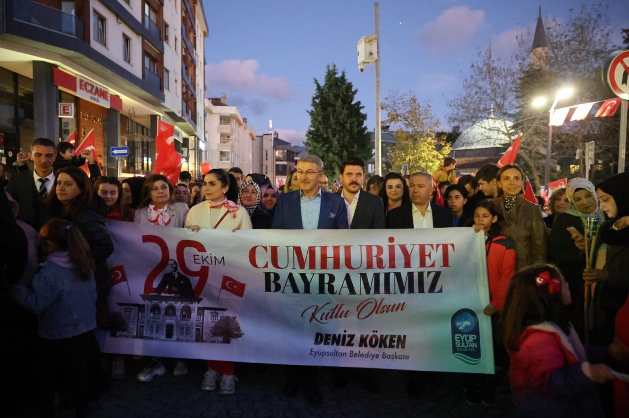 Göktürk'te Fener Alayı büyük coşkuyla gerçekleşti