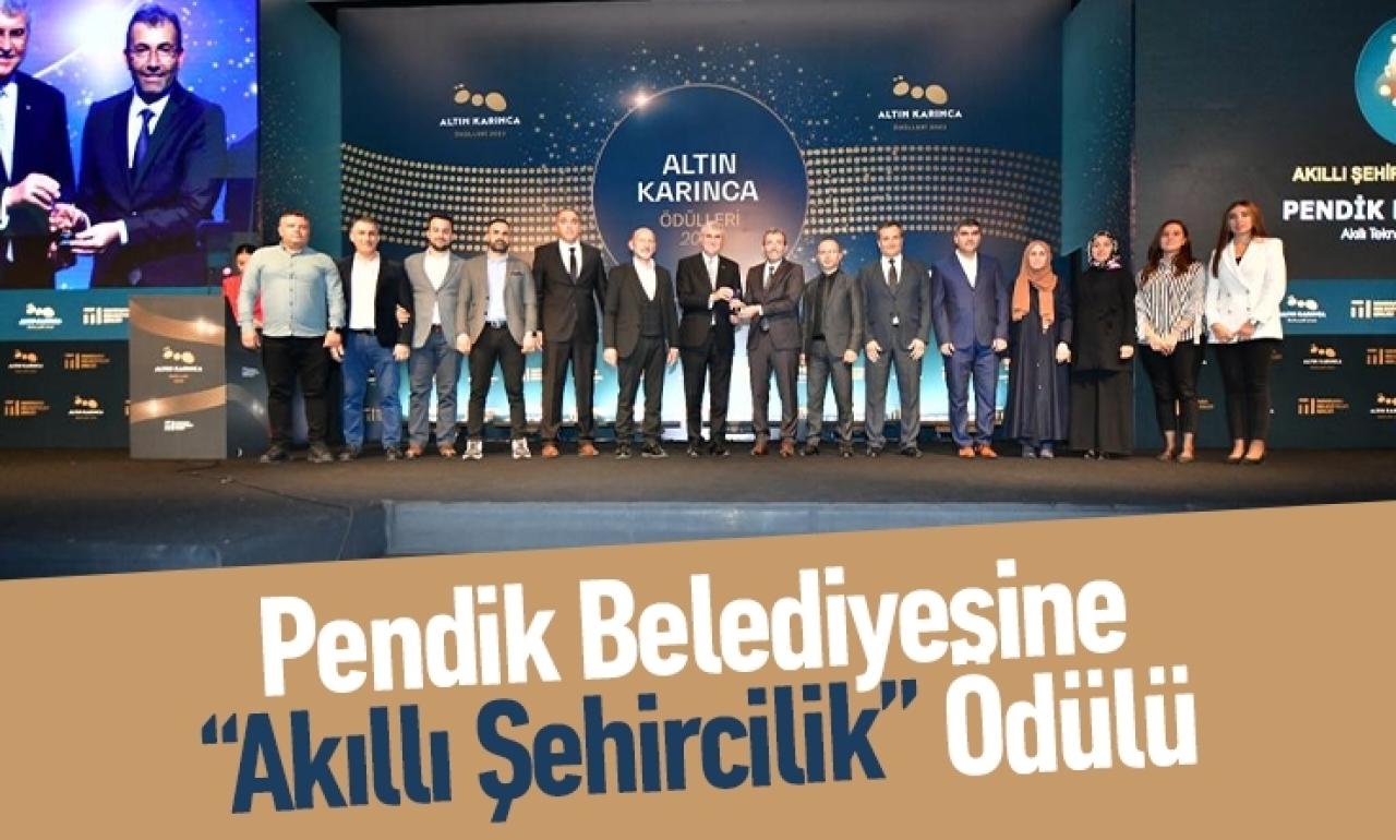 Pendik Belediyesine Akıllı Şehircilik ödülü