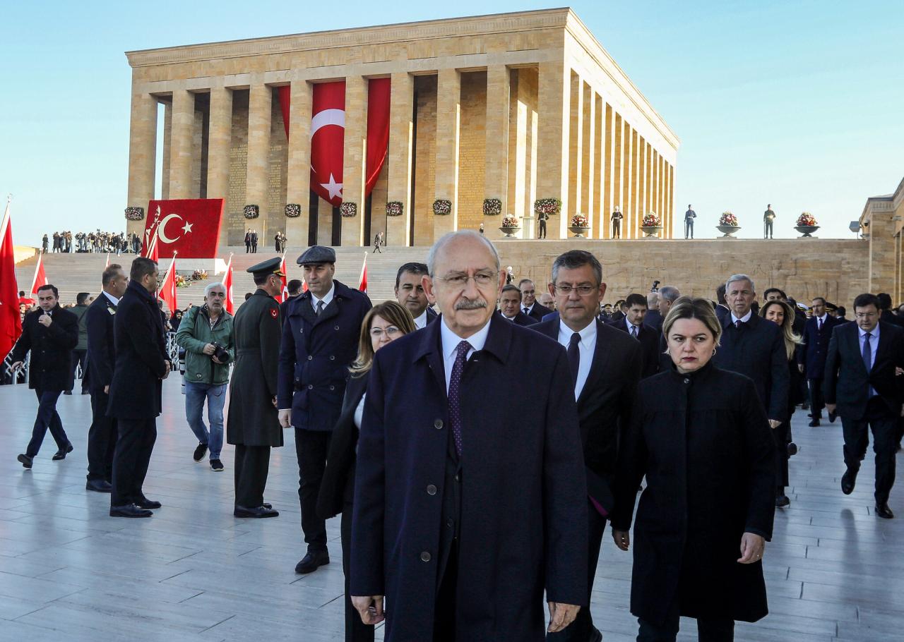 CHP Lideri Kılıçdaroğlu, Atatürk'ün Ebediyete İntikalinin 84'üncü Yılında Anıtkabir'de Düzenlenen Törene Katıldı
