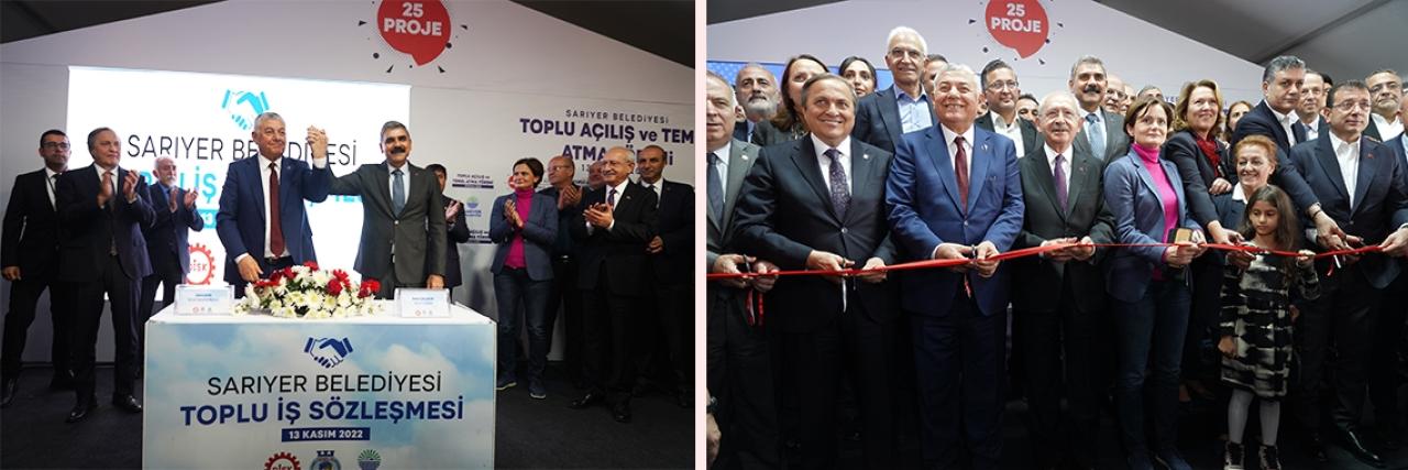SARIYER’E DEĞER KATAN 25 PROJENİN AÇILIŞI YAPILDI