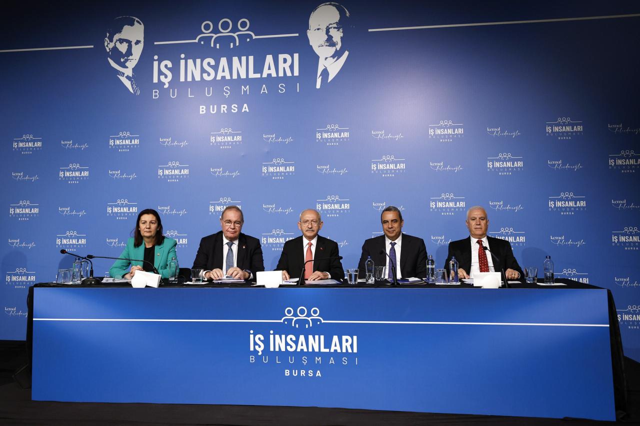 CHP Genel Başkanı Kemal Kılıçdaroğlu, Bursa'da İş İnsanlarıyla Buluştu