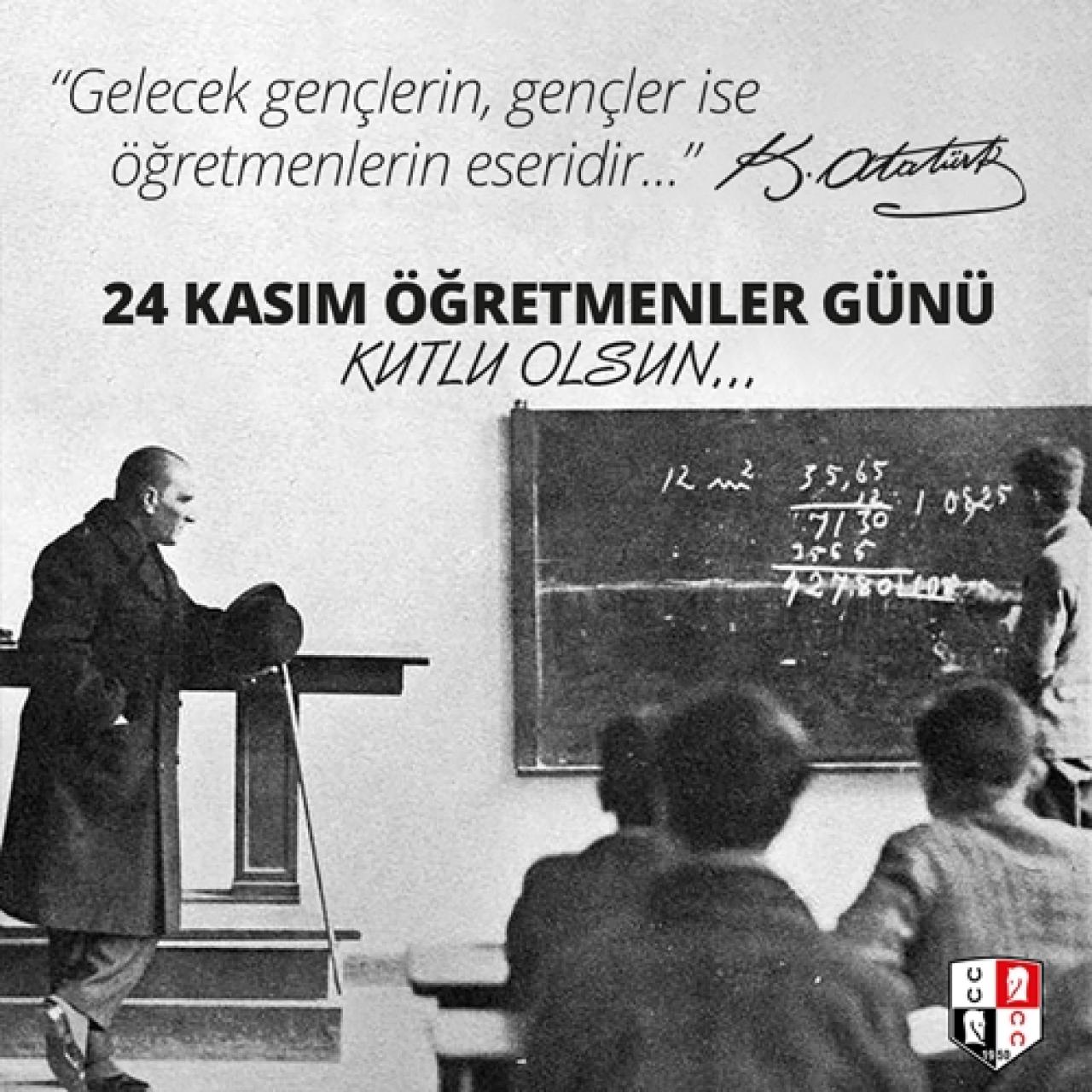24 Kasım Öğretmenler Günü kutlu olsun