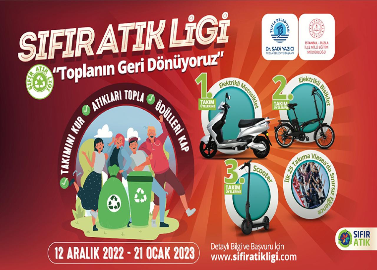 Tuzla Belediyesi Sıfır Atık Ligi Başlıyor