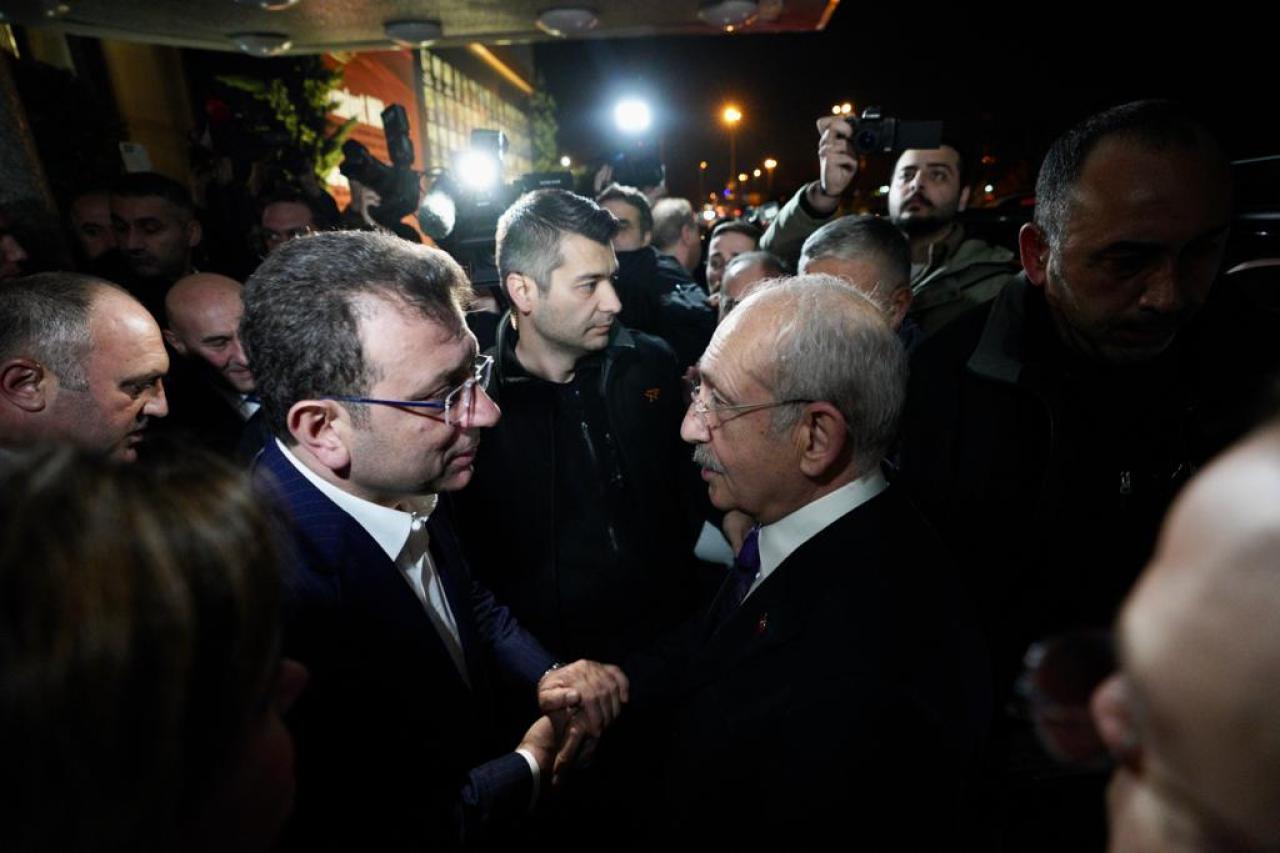 KILIÇDAROĞLU VE DAVUTOĞLU’NDAN İMAMOĞLU’NA DESTEK