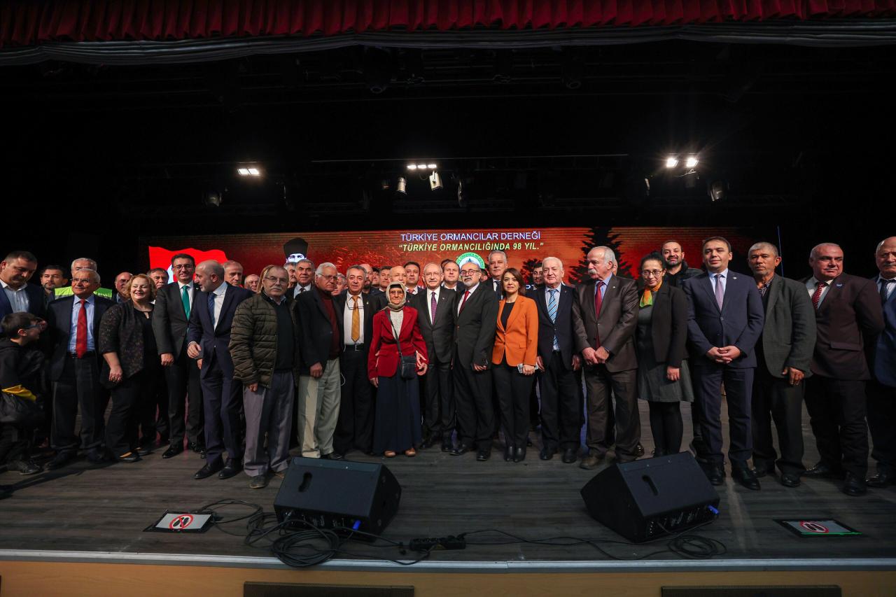 CHP Genel Başkanı Kemal Kılıçdaroğlu, “Türkiye Ormancılığında 98 Yıl” Buluşmasına Katıldı