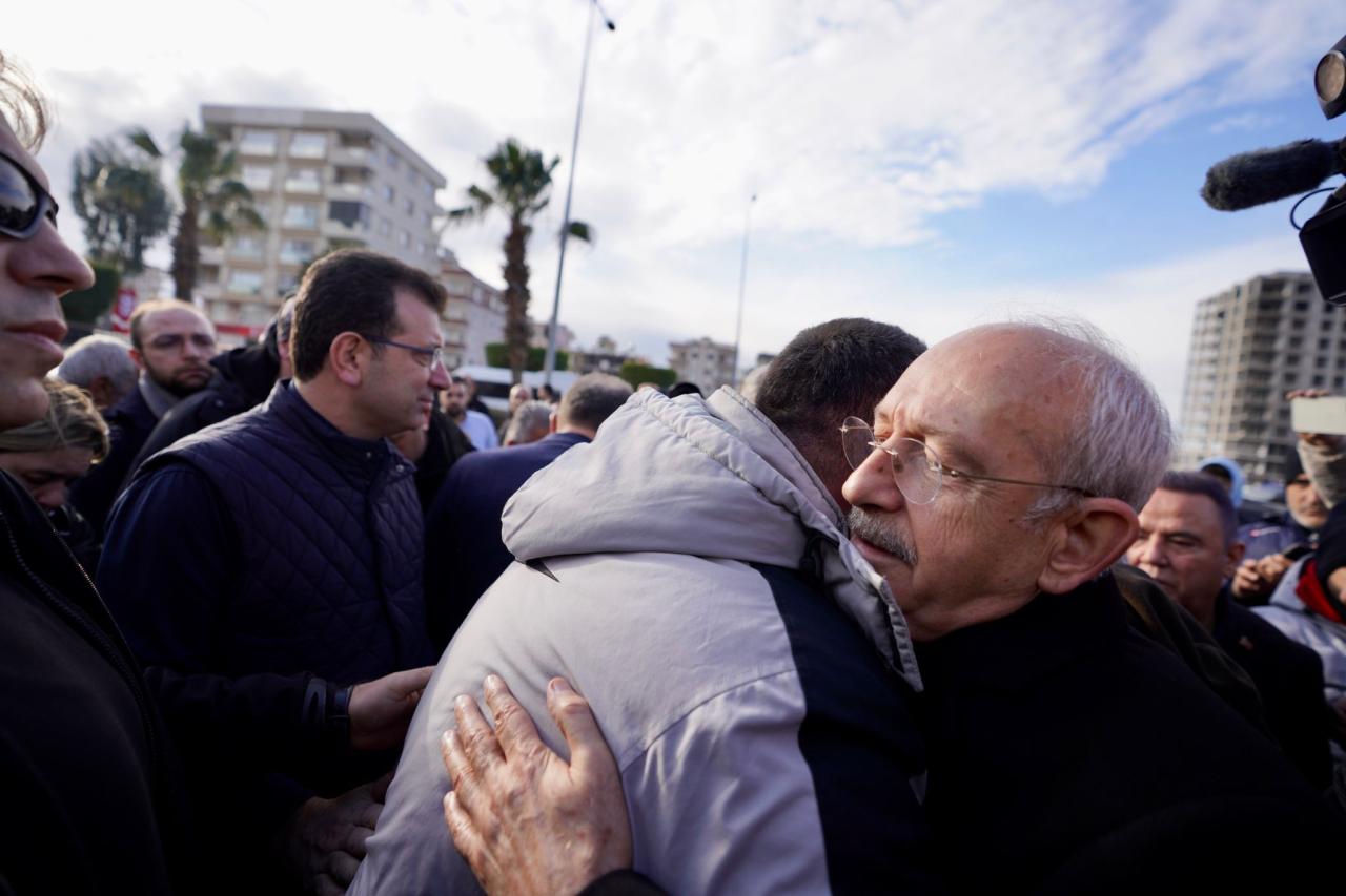 KILIÇDAROĞLU VE BÜYÜKŞEHİR BELEDİYE BAŞKANLARI HATAY’DA
