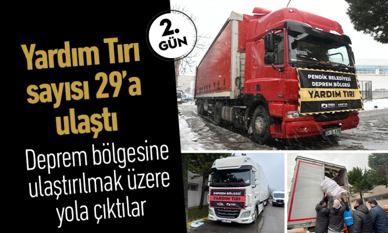 Yardım Tırı sayısı 29’a ulaştı