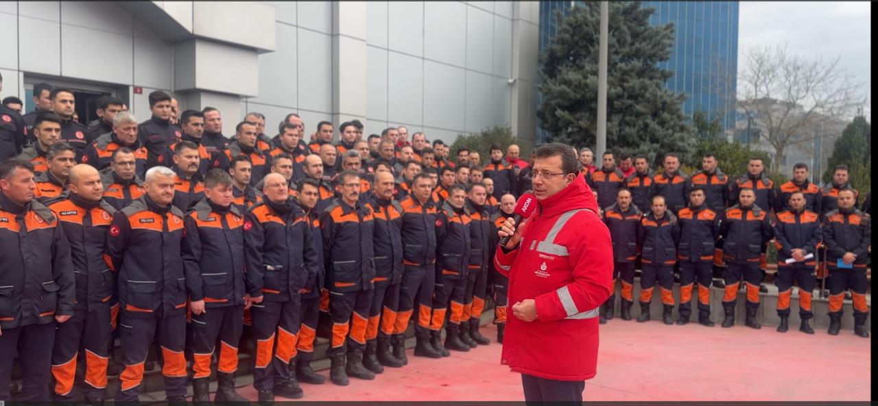 187 KİŞİLİK EKİP YOLA ÇIKTI