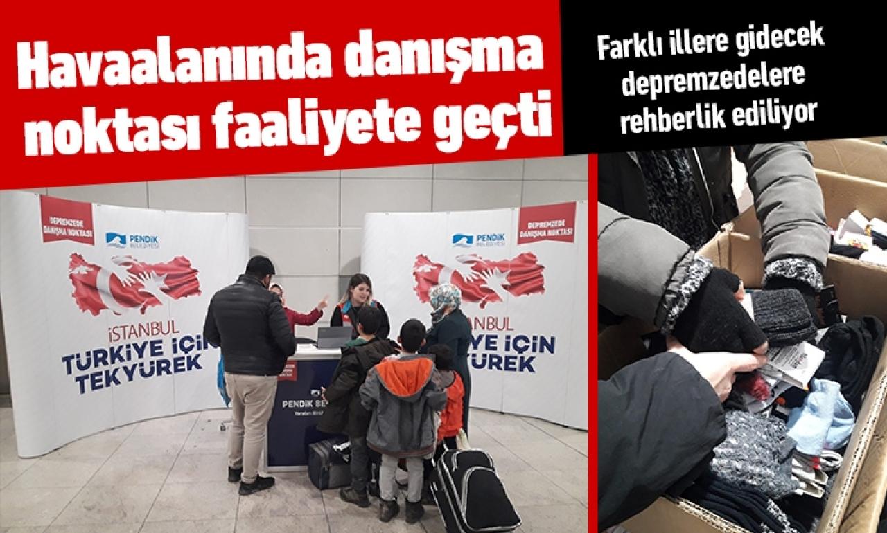 Havaalanında danışma noktası faaliyete geçti