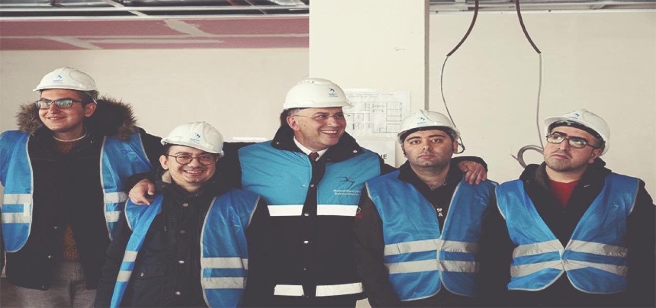 YENİ MERKEZLERİNİ BAŞKAN ÇALIK İLE YERİNDE İNCELEDİLER