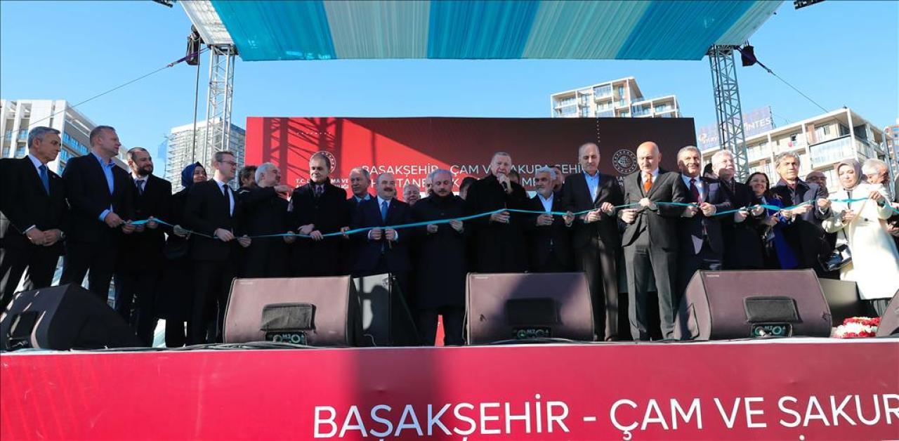 CUMHURBAŞKANI ERDOĞAN BAŞAKŞEHİR - KAYAŞEHİR METRO HATTI’NI HİZMETE AÇTI