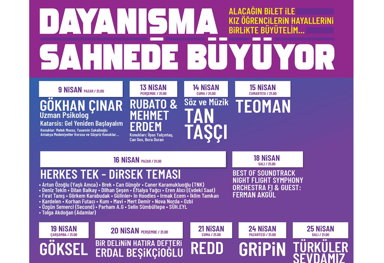 SAHNEDE DAYANIŞMAYA YOĞUN İLGİ