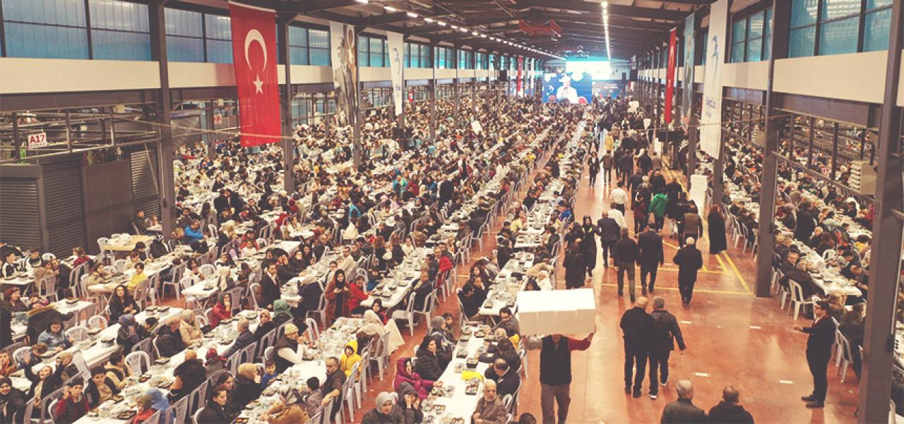 LİDERLER HAYIRLI İFTAR SOFRASI’NDA BULUŞTU