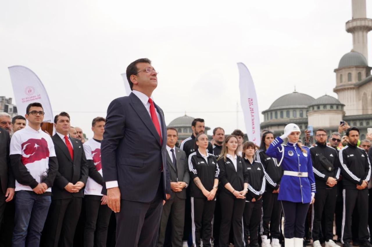 İMAMOĞLU RESMİ ‘19 MAYIS TÖRENİ’NİN ARDINDAN AÇIKLAMALARDA BULUNDU