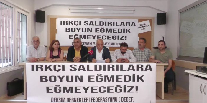 DEDEF’TEN CAN DERSİM TUNCELİLER OTOBÜSÜNE YAPILAN SALDIRIYA TEPKİ