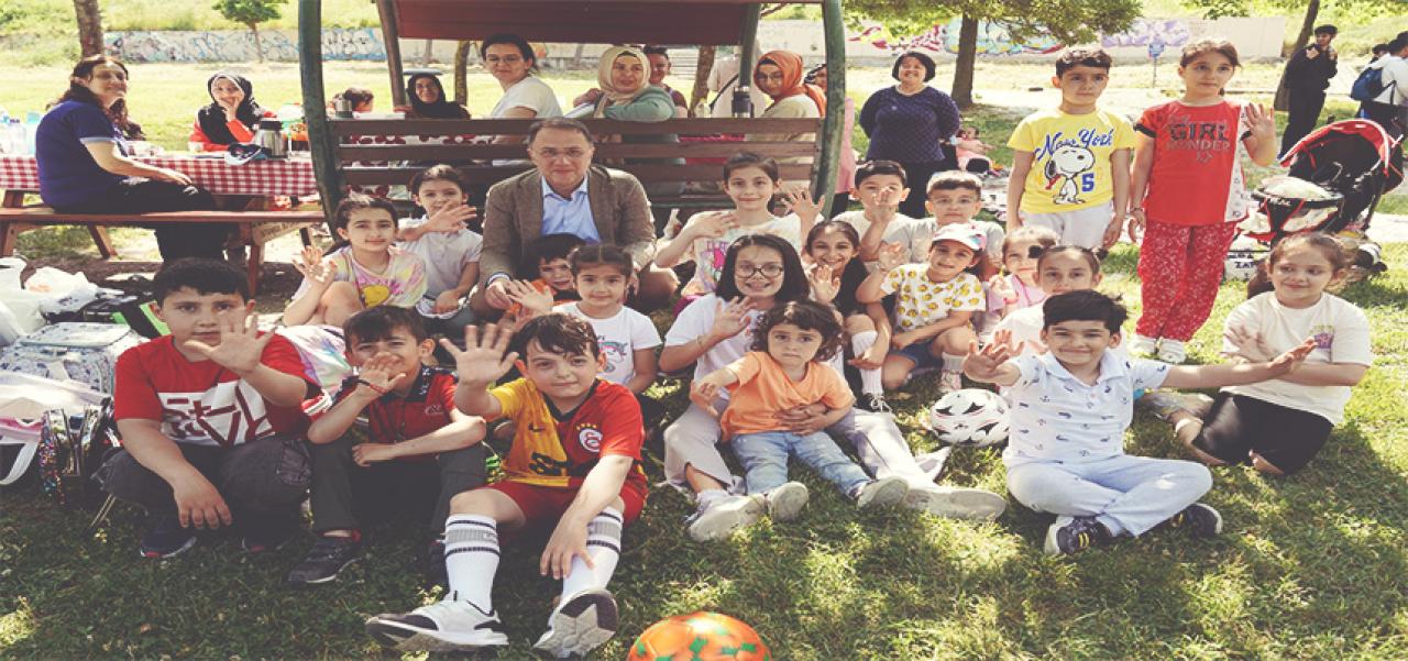 BAŞKAN ÇALIK, ÇOCUKLARLA PİKNİKTE BULUŞTU