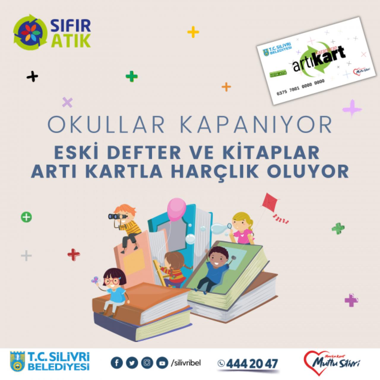 SİLİVRİ’DE ESKİ DEFTER VE KİTAPLAR ARTI KART İLE HARÇLIK OLUYOR