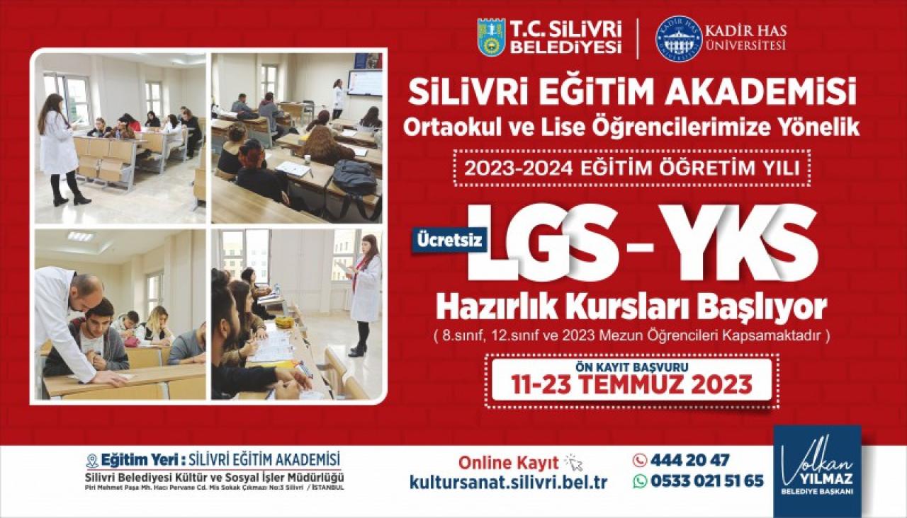 SİLİVRİ EĞİTİM AKADEMİSİ LGS-YKS KURSU BAŞLIYOR