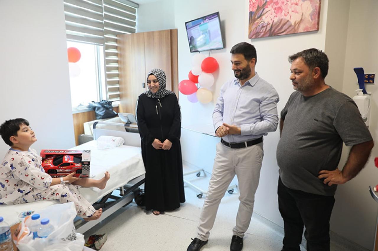 BAŞKAN ÖZTEKİN SÜNNET ÇOCUKLARININ YANINDA OLDU