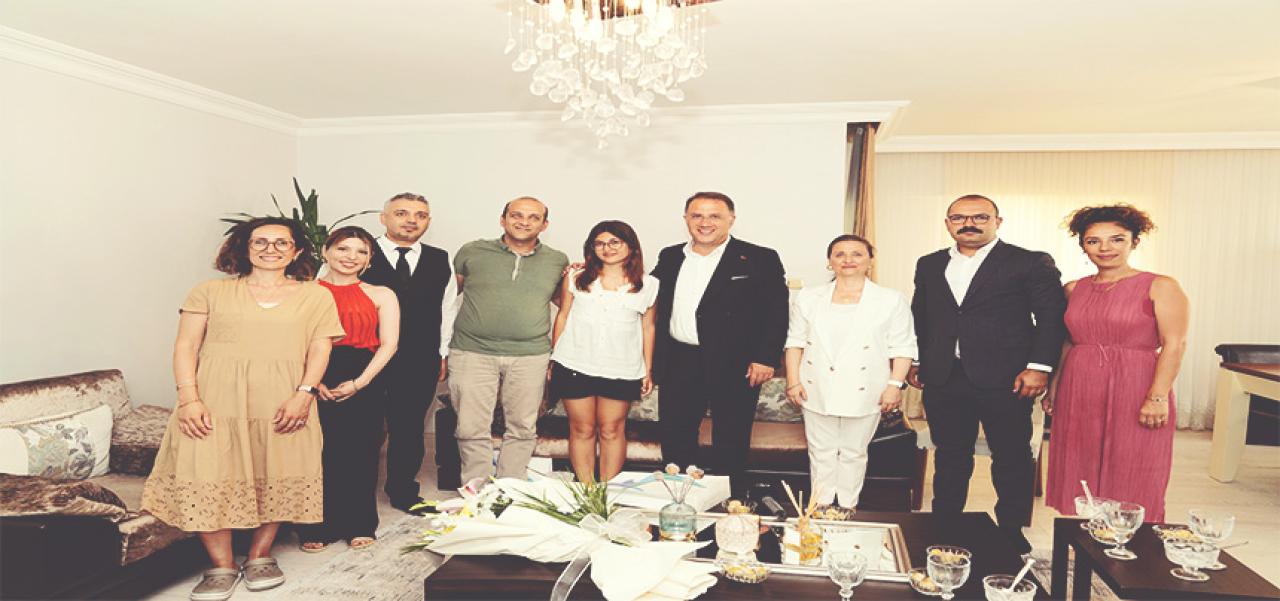 BAŞKAN ÇALIK, LGS BİRİNCİLERİNİ ZİYARET ETTİ