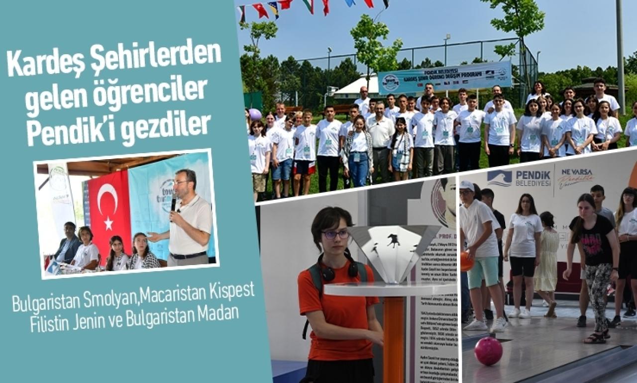 Kardeş Şehirlerden gelen öğrenciler Pendik’i gezdiler
