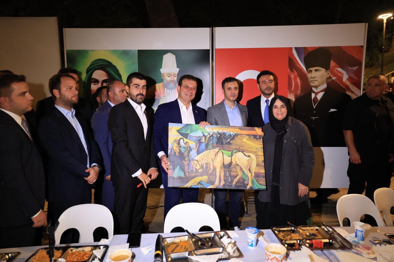 MUHARREM MATEMİ LOKMASINA ORTAK OLDU