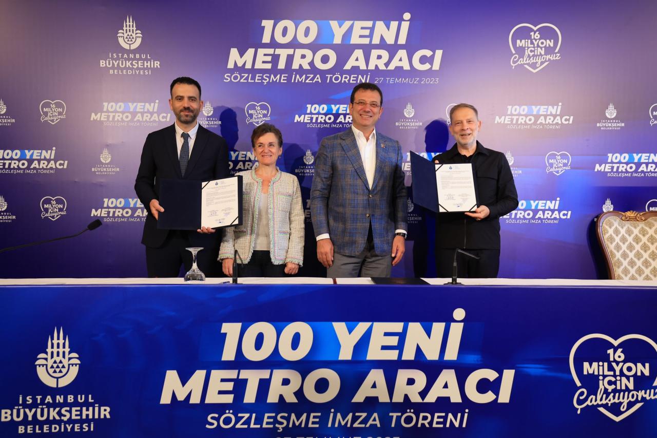 KADIKÖY-SABİHA GÖKÇEN HAVALİMANI METRO HATTINA 100 YENİ ARAÇ GELİYOR