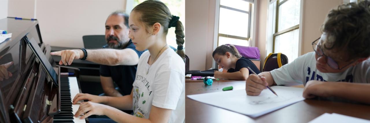 YAZIN SANAT KURSLARI SONA ERDİ