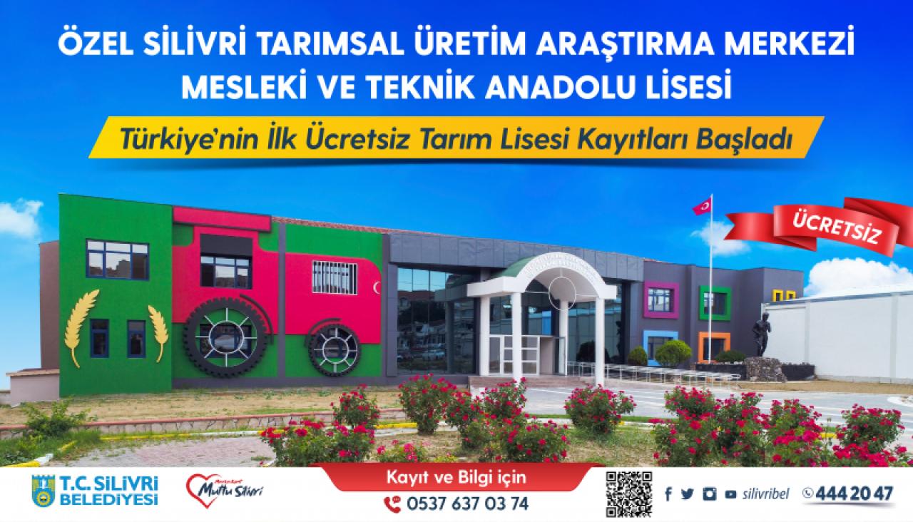 TÜRKİYE’NİN ÜCRETSİZ İLK TARIM LİSESİNDE KAYITLAR BAŞLADI