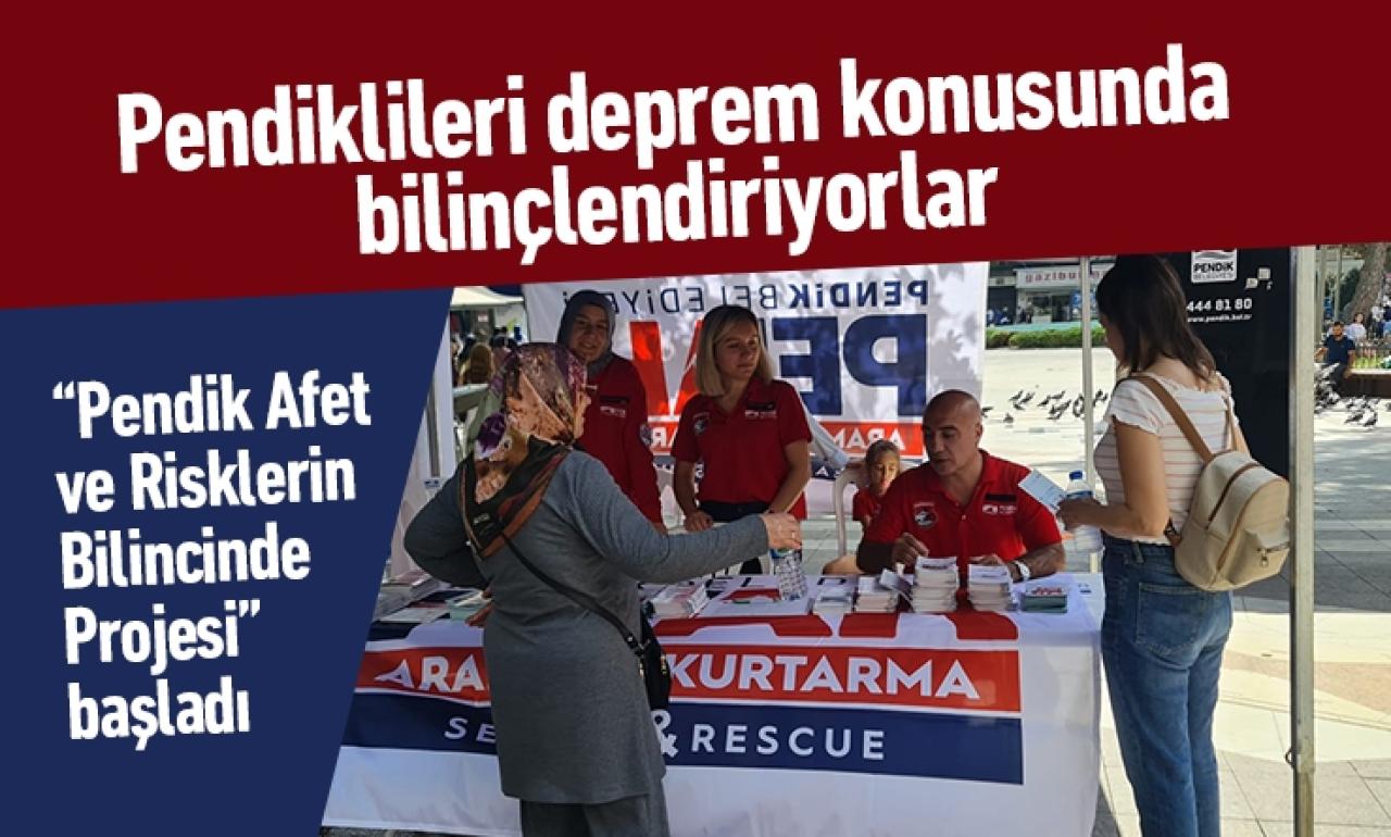 Pendiklileri deprem konusunda bilinçlendiriyorlar