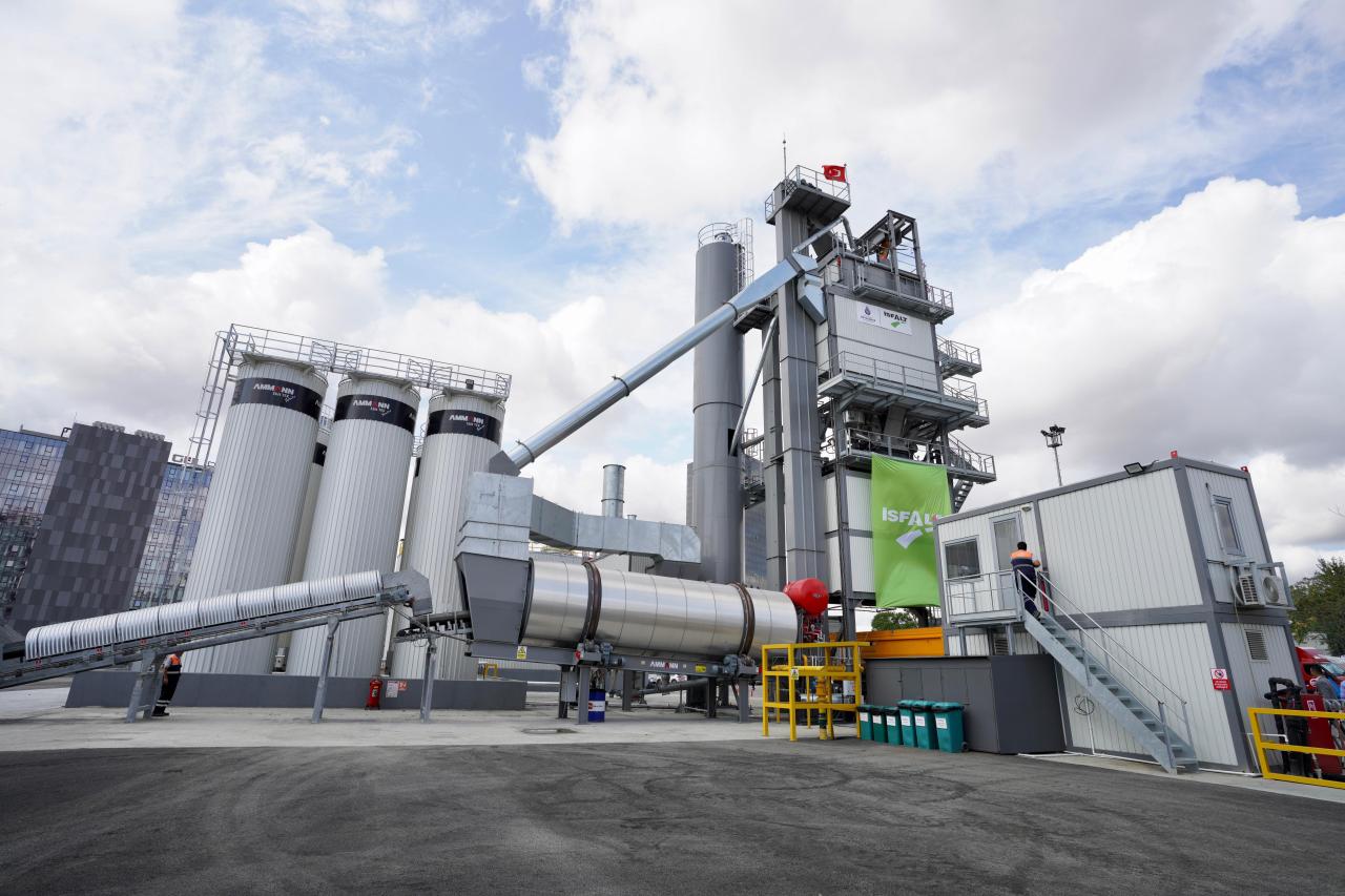 İBB İHALELERİNE BİLE GİREMEYEN İSFALT 4.0 TEKNOLOJİSİNE UYUMLU ASFALT ÜRETİM FABRİKASI AÇTI