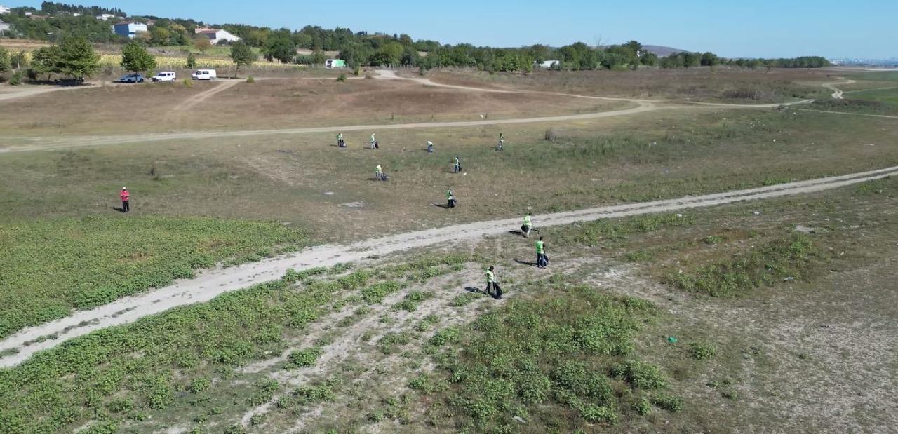 BARAJ HAVZALARINDAN HAFTADA 100 TON ÇÖP TOPLANIYOR