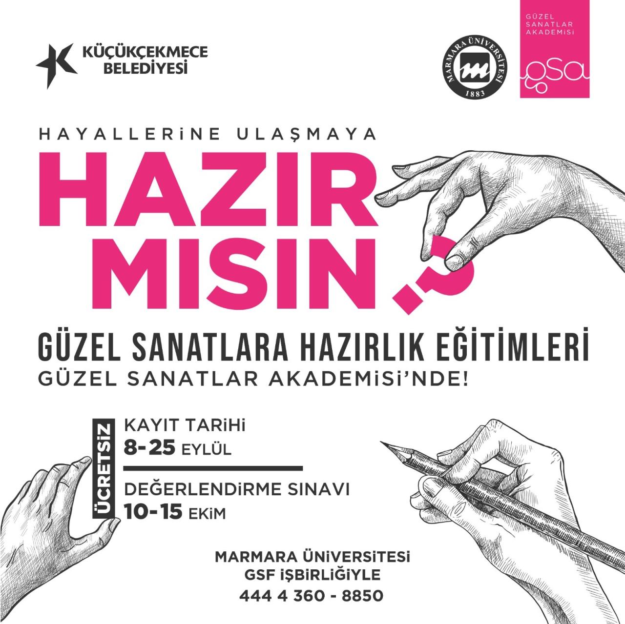 GÜZEL SANATLAR AKADEMİSİ HER YAŞTAN YETENEĞE KAPI ARALIYOR