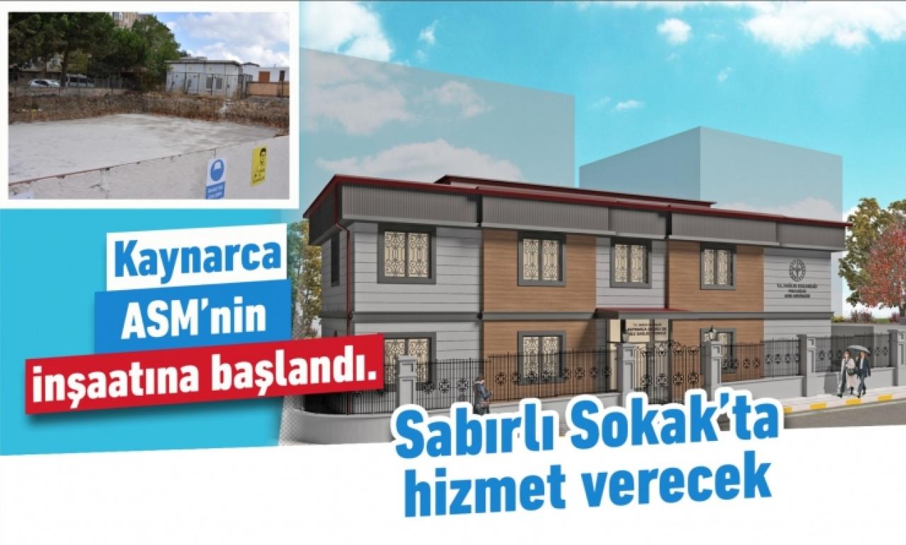Kaynarca ASM’nin inşaatına başlandı