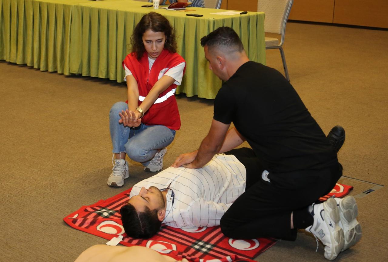 PERSONEL TEMEL İLK YARDIM HAKKINDA BİLGİLENDİRİLDİ