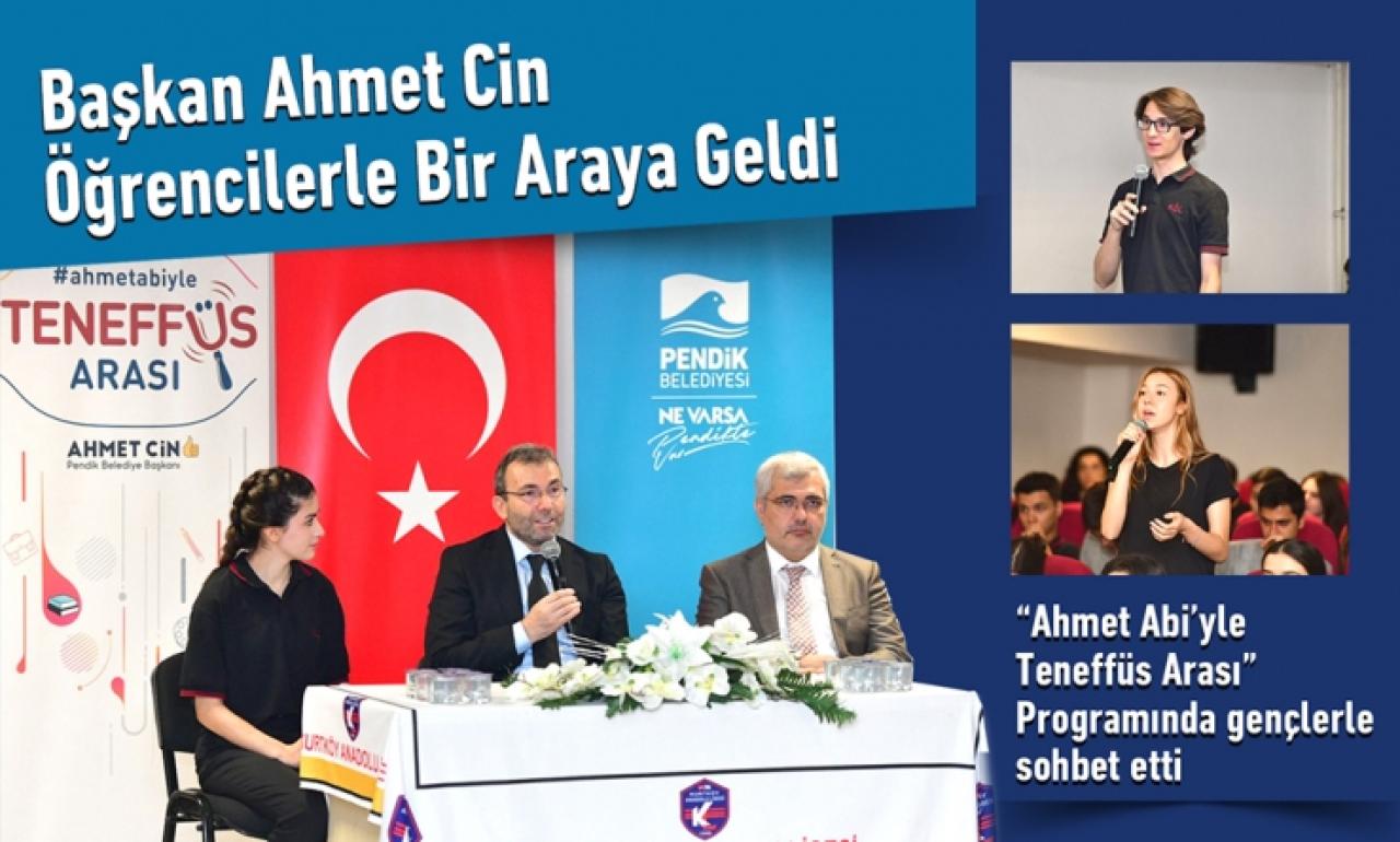 Başkan Ahmet Cin gençlerle bir araya geldi