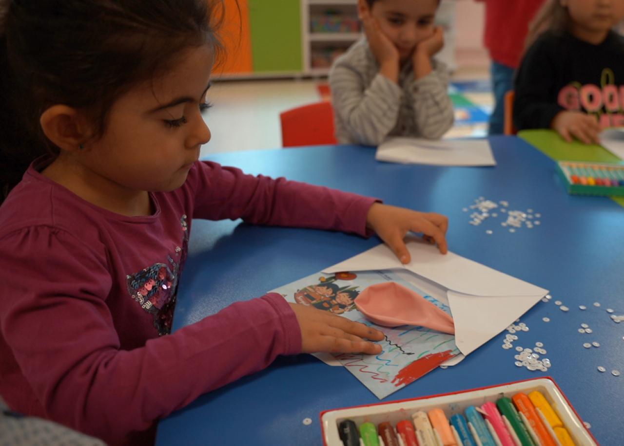 AÇEM’li çocuklar Dünya Posta Günü’nde Hatay’daki arkadaşlarını unutmadı