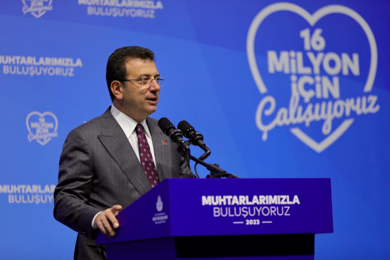 MUHTARLARLA BİR ARAYA GELDİ